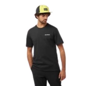 Salomon LC2219400 Graphic Perf SS Tee M Siyah Erkek T-shirt