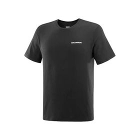 Salomon LC2219400 Graphic Perf SS Tee M Siyah Erkek T-shirt