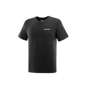 Salomon LC2219400 Graphic Perf SS Tee M Siyah Erkek T-shirt