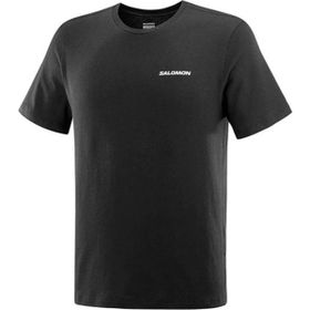 Salomon LC2219400 Graphic Perf SS Tee M Siyah Erkek T-shirt