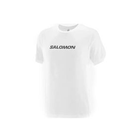 Salomon LC2245500 Beyaz Erkek T-shirt