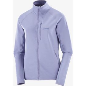 Salomon LC2446000 Mavi Essential Lightwarm Tam Fermuar Kadın Polar