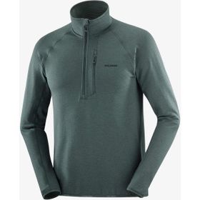 Salomon LC2707000 Yeşil Essential Lightwarm Yarım Fermuar Erkek Polar