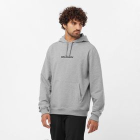 Salomon Logo Pull Over Gri Erkek Sweatshirt
