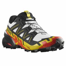 Salomon Speedcross 6 Beyaz Sarı Erkek Patika Koşu Ayakkabısı