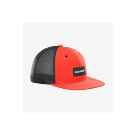 Salomon Trucker Flat Cap LC2232000 Unisex Kırmızı Şapka