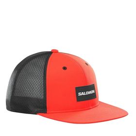Salomon Trucker Flat Cap LC2232000 Unisex Kırmızı Şapka