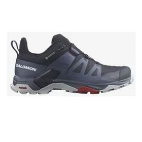 Salomon X Ultra 4 Carbon Antrasit Mavi Gore-Tex Erkek Outdoor Ayakkabı