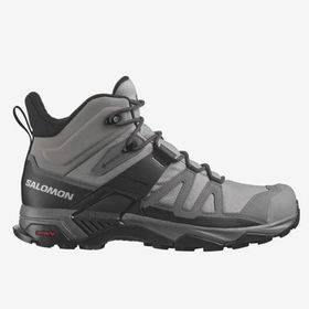 Salomon X Ultra 4 Mid Gri Gore-Tex Erkek Outdoor Botu