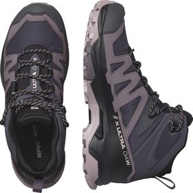 Salomon X Ultra 4 Mid GTX W Lacivert-Kahverengi-Siyah Kadın Outdoor Ayakkabı