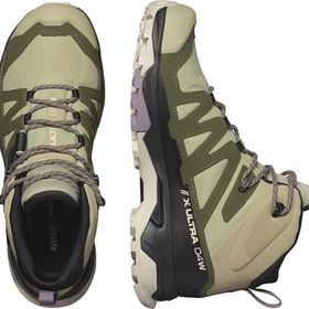 Salomon X Ultra Mid 4 GTX Haki Kadın Outdoor Ayakkabı