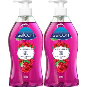 Saloon 2x400 ml Pompalı Gül Sıvı Sabun