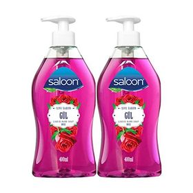 Saloon 2x400 ml Pompalı Gül Sıvı Sabun