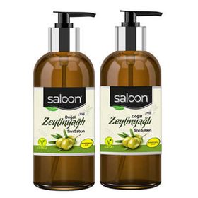 Saloon 2x485 ml Doğal Zeytinyağlı Sıvı Sabun