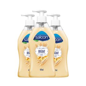 Saloon 3x400 ml Buğday Sıvı Sabun