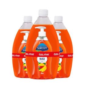 Saloon 400+750 ml 3'lü Mango Sıvı Sabun