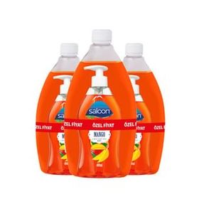 Saloon 400+750 ml 3'lü Mango Sıvı Sabun