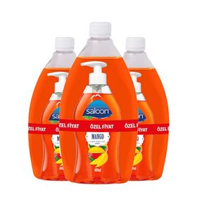 Saloon 400+750 ml 3'lü Mango Sıvı Sabun