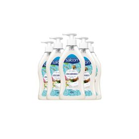 Saloon 6x400 ml Beyaz Sabun Kokulu Sıvı Sabun