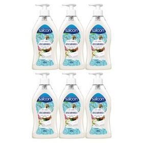 Saloon 6x400 ml Beyaz Sabun Kokulu Sıvı Sabun