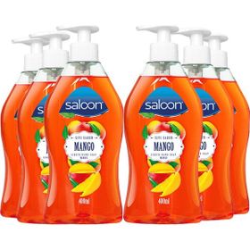 Saloon 6x400 ml Mango Sıvı Sabun