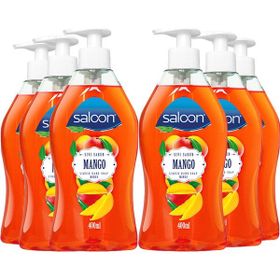Saloon 6x400 ml Mango Sıvı Sabun