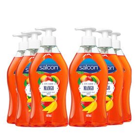 Saloon 6x400 ml Mango Sıvı Sabun