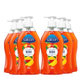 Saloon 6x400 ml Mango Sıvı Sabun