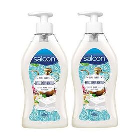 Saloon Beyaz Sabun Kokulu 2x400 ml Çoklu Paket Sıvı Sabun