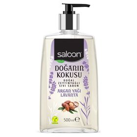 Saloon Doğanın Kokusu Argan Yağı Lavanta 500 ml 2'li Sıvı Sabun