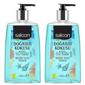 Saloon Doğanın Kokusu Deniz Tuzu Yosun 500 ml 2'li Sıvı Sabun