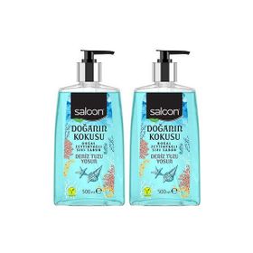 Saloon Doğanın Kokusu Deniz Tuzu Yosun 500 ml 2'li Sıvı Sabun
