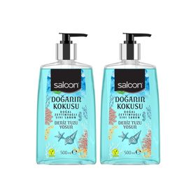 Saloon Doğanın Kokusu Deniz Tuzu Yosun 500 ml 2'li Sıvı Sabun