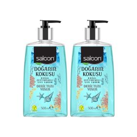 Saloon Doğanın Kokusu Deniz Tuzu Yosun 500 ml 2'li Sıvı Sabun