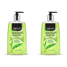Saloon Doğanın Kokusu Kaktüs Yeşil Çay 500 ml 2'li Sıvı Sabun