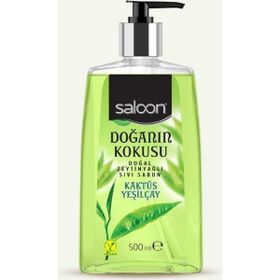 Saloon Doğanın Kokusu Kaktüs Yeşilçay 500 ml Sıvı Sabun (2 adet)