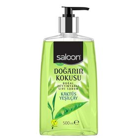 Saloon Doğanın Kokusu Kaktüs Yeşilçay 500 ml Sıvı Sabun (2 adet)