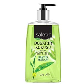 Saloon Doğanın Kokusu Kaktüs Yeşilçay 500 ml Sıvı Sabun (2 adet)