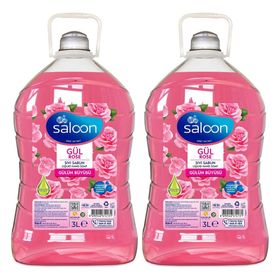 Saloon Gül 2 lt 3'lü Sıvı Sabun