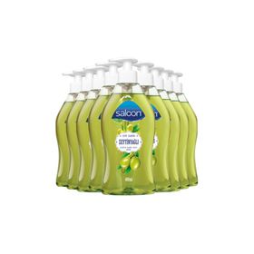 Saloon Zeytinyağlı 12x400 ml Çoklu Paket Sıvı Sabun