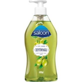 Saloon Zeytinyağlı 12x400 ml Çoklu Paket Sıvı Sabun
