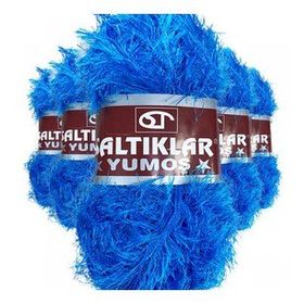 Saltıklar 03 5 Adet Yumoş Sakallı El Örgü İpi Yünü