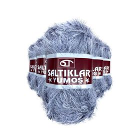 Saltıklar 06 5 Adet Yumoş Sakallı El Örgü İpi Yünü