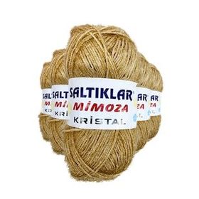 Saltıklar 100 5 Adet Mimoza Kristal Işıltılı Şal Patik Yelek İpi