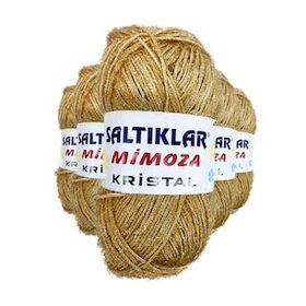 Saltıklar 100 5 Adet Mimoza Kristal Işıltılı Şal Patik Yelek İpi