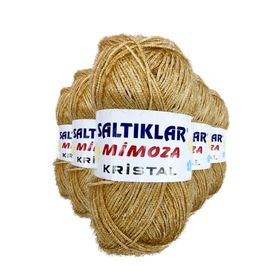 Saltıklar 100 5 Adet Mimoza Kristal Işıltılı Şal Patik Yelek İpi