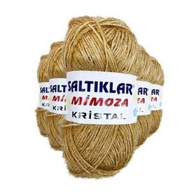 Saltıklar 100 5 Adet Mimoza Kristal Işıltılı Şal Patik Yelek İpi