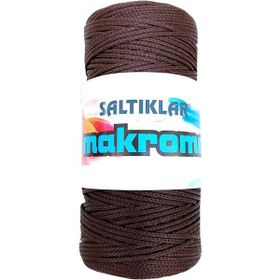 Saltıklar 2070 Kahve 100 gr Polyester Makrome İpi