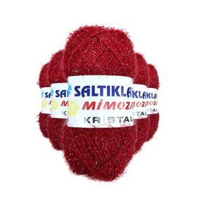 Saltıklar 24 5 Adet Mimoza Kristal Işıltılı Şal Patik Yelek İpi