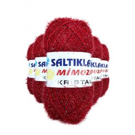 Saltıklar 24 5 Adet Mimoza Kristal Işıltılı Şal Patik Yelek İpi